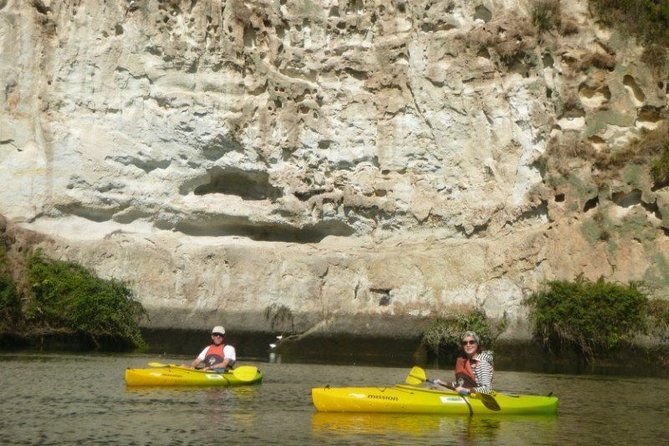 2-Hour Waikato River Guided Kayak Trip from Taupo - The warm-water stop at Spa Park