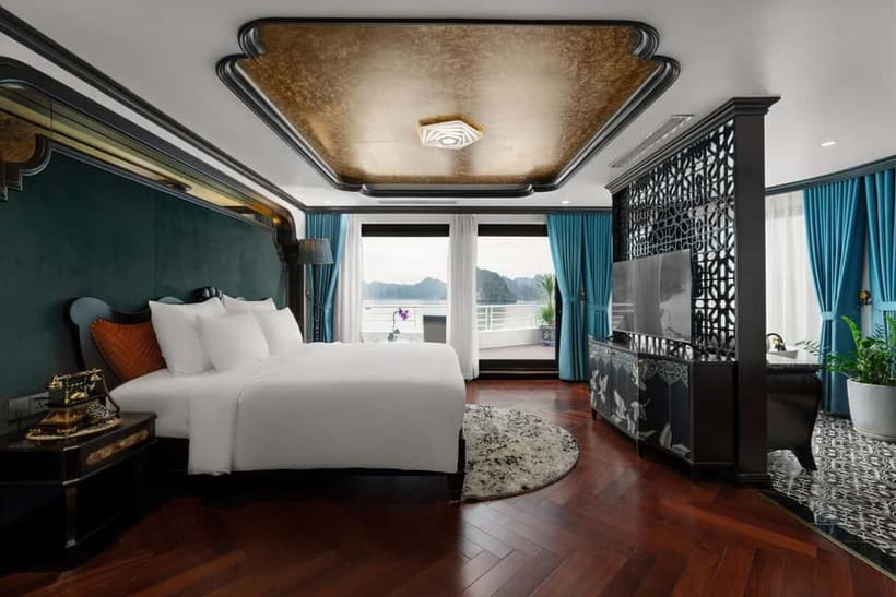 2D1N Halong Bay 6-Star Cruise: Fine Dining, Cave & Kayaking - Tai Chi at sunrise and Luon Cave on day two