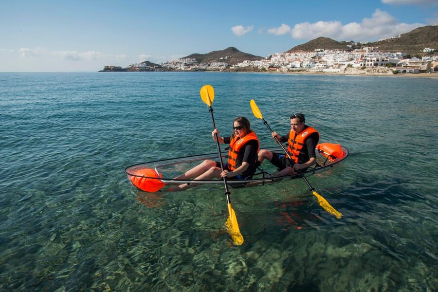 3 Hours Guided Tours in Transparent Kayaks - Seeing Cabo de Gata from below your seat