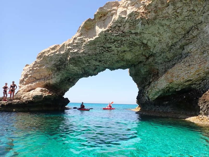 4-hour Ayia Napa SeaCaves Guided Kayaking from Limnara beach - From Limnara Beach to the Ayia Napa caves