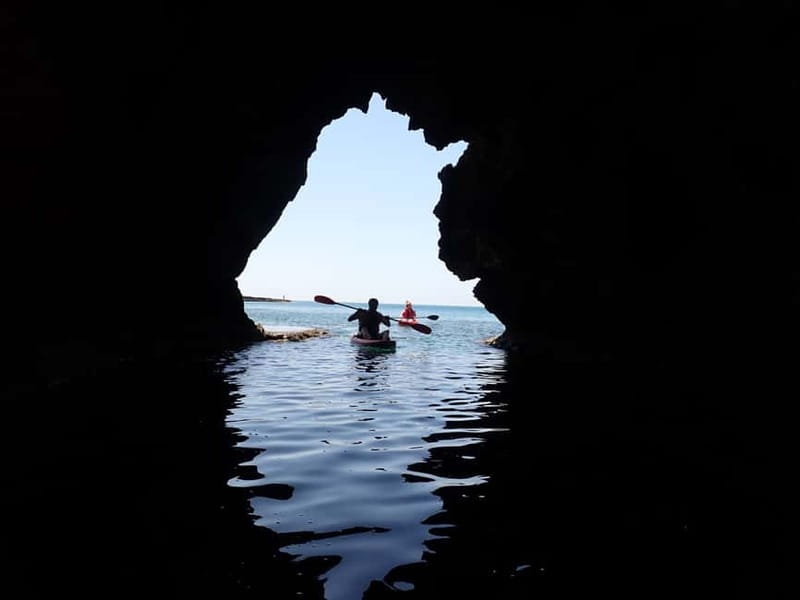 4-hour Ayia Napa SeaCaves Guided Kayaking from Limnara beach - Weather can change the plan