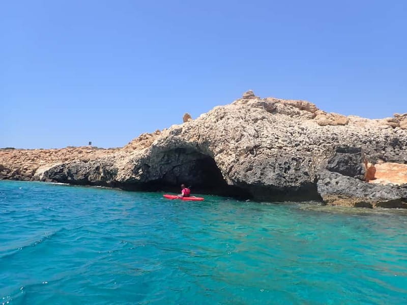 4-hour East Cape Greco Private Guided Kayak Tour - Starting near Green Bay and reaching Konnos Bay