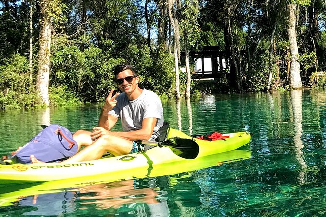 4 Hour Single Kayak Rental In Crystal River, Florida - Paddling toward Three Sisters Springs