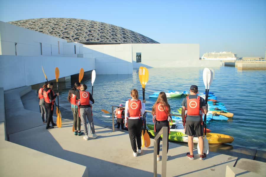 Abu Dhabi: Guided Kayak Tour around Louvre - The Museum Looks Different From the Water