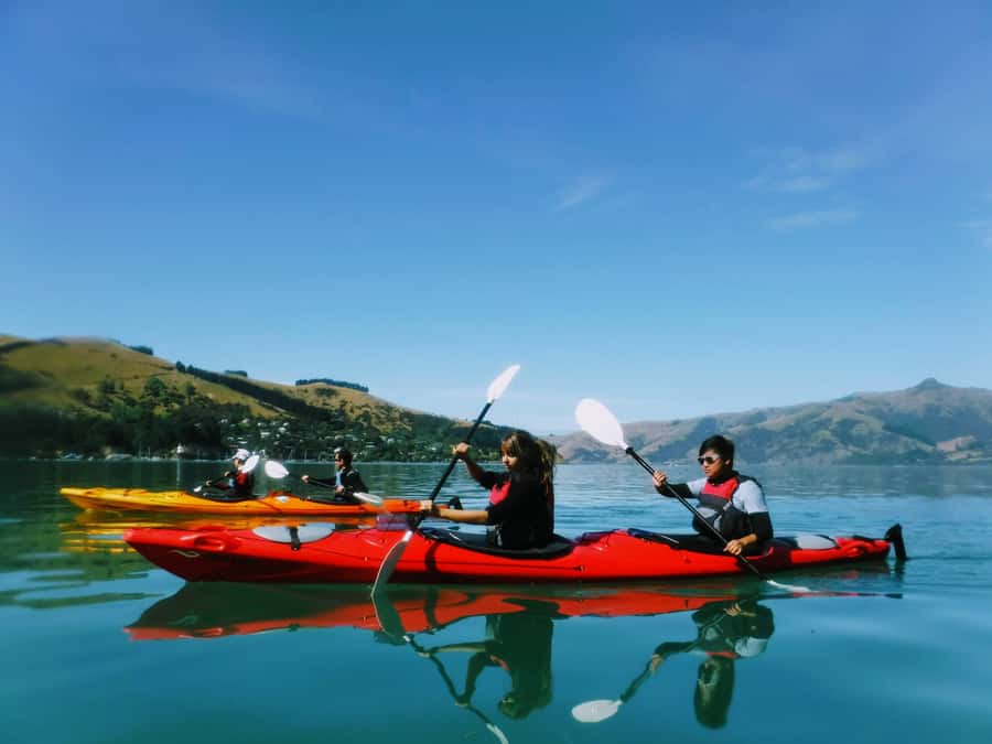 Akaroa: Guided Sunrise Sea Kayaking Tour - Meeting the guide at Akaroa Bowling Club