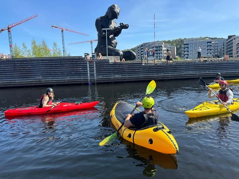 Akerselva River: Urban Paddling Adventure Kayak Tour - From Grønland to the Oslofjord