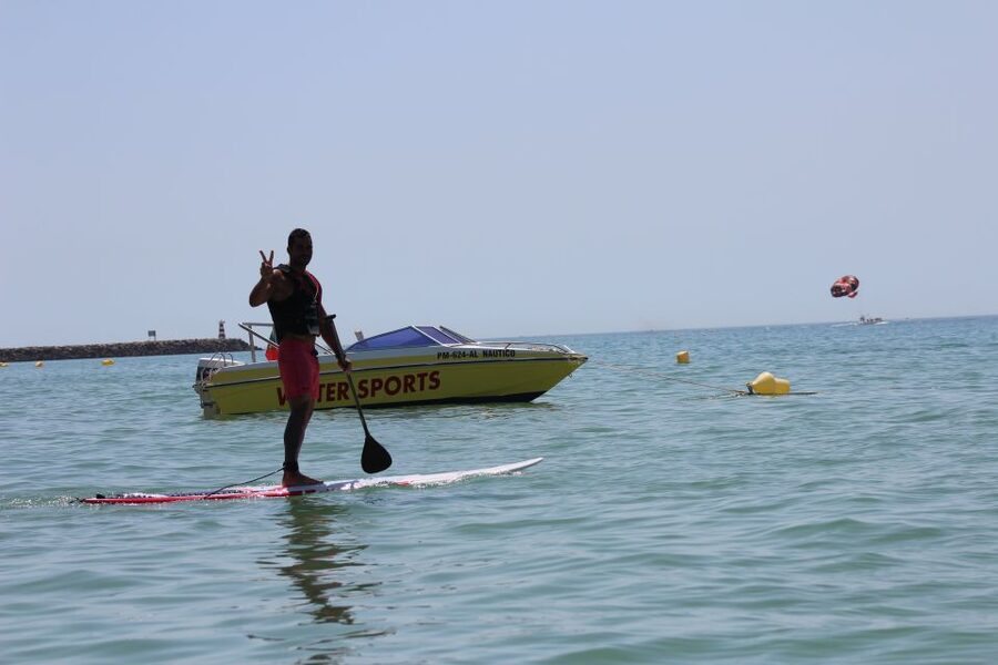 Albufeira: 1 Hour Stand-Up Paddleboard Experience - Heading out to sea along Albufeira’s coast