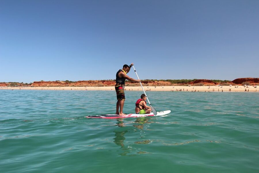 Albufeira: 1 Hour Stand-Up Paddleboard Experience - Learning to stand before paddling out
