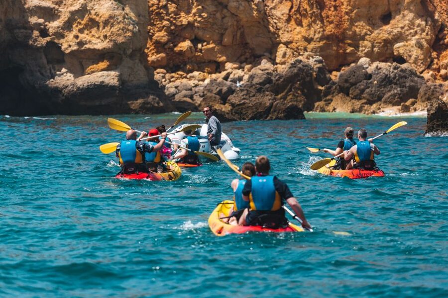 Albufeira: Algarve Kayak and Coastline Tour - How demanding is the kayaking?