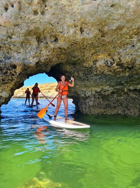 Albufeira: Caves and Beaches SUP Paddleboarding Tour - The return to São Rafael