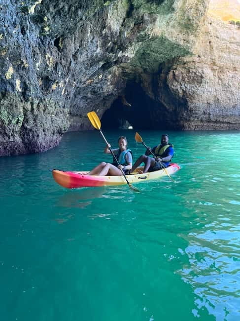 Albufeira: Hidden Beaches & Cliffs Guided Kayak Cave Tour - The Cliffs Around Praia dos Arrifes
