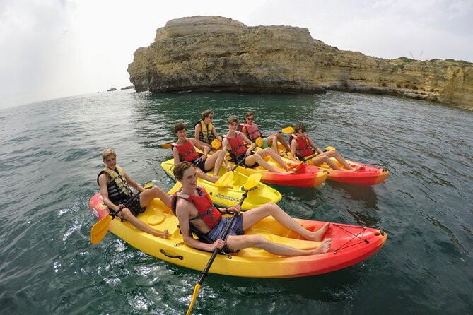 Albufeira Kayak Cave Tour – Hidden Beaches & Cliffs - Praia de São Rafael and the beach pause