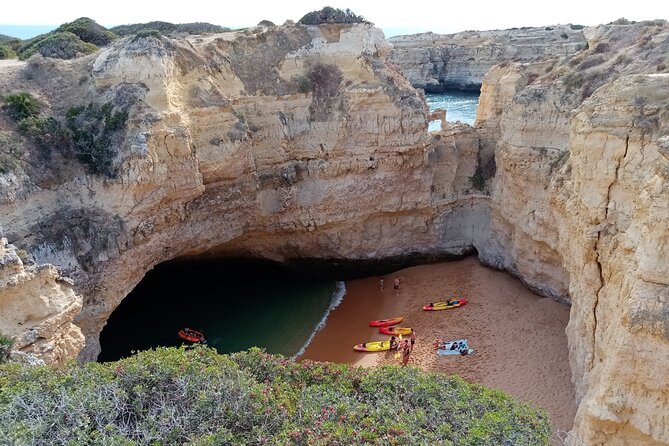 Albufeira Kayak Cave Tour – Hidden Beaches & Cliffs - Praia do Castelo and the return route