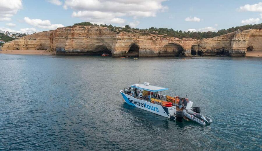 Albufeira Marina: Benagil Cave to Marinha Beach Kayak Tour - Key points to know before booking