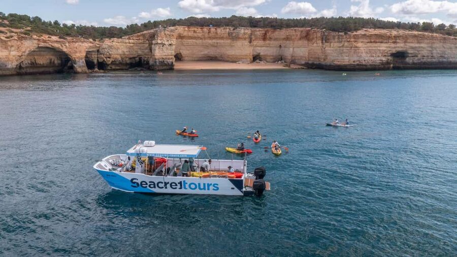 Albufeira Marina: Benagil Cave to Marinha Beach Kayak Tour - From Albufeira Marina to the Benagil coast
