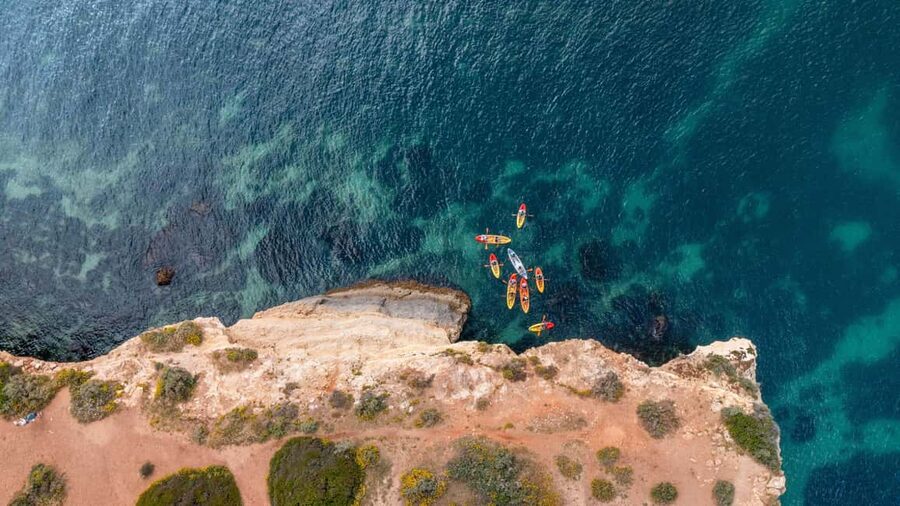 Albufeira Marina: Benagil Cave to Marinha Beach Kayak Tour - The guide team and the feel of the outing