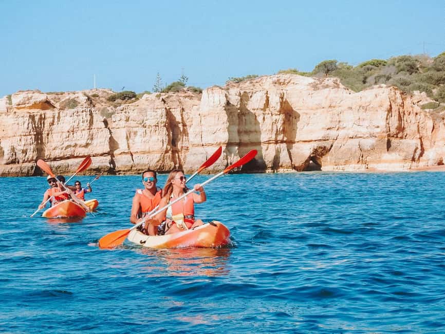 Albufeira: Secret Caves & Beaches Kayak Tour with Swim Stop - Key points to know before booking