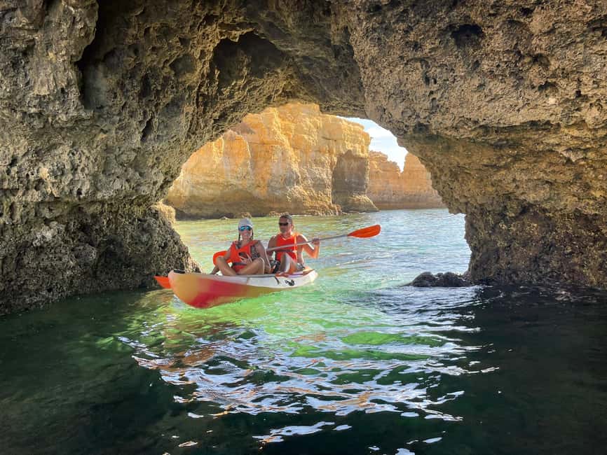 Albufeira: Secret Caves & Beaches Kayak Tour with Swim Stop - Praia das Salamitras and the 20-minute swim stop