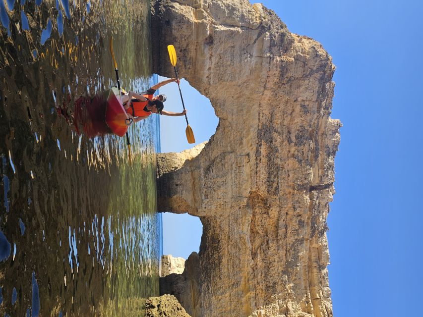 Algarve: 2-Hour Benagil Kayak Rental - Entering Benagil Cave