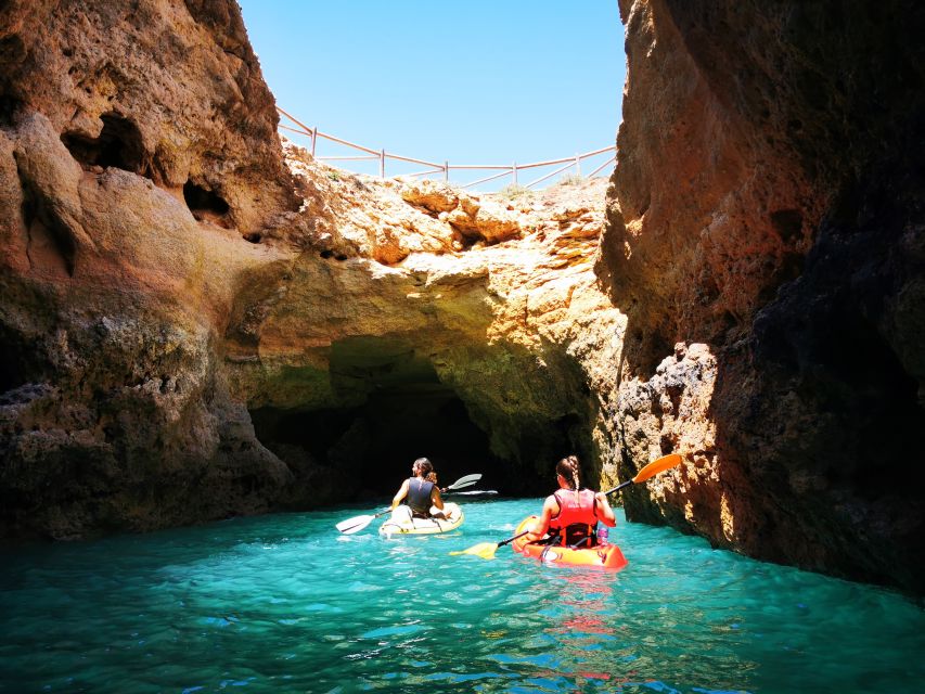 Algarve: Benagil Cave Sunrise Kayak Tour with Shower Use - Benagil Beach to the famous sea cave