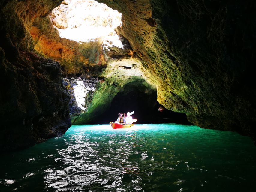 Algarve: Benagil Cave Sunrise Kayak Tour with Shower Use - Beaches viewed from the sea