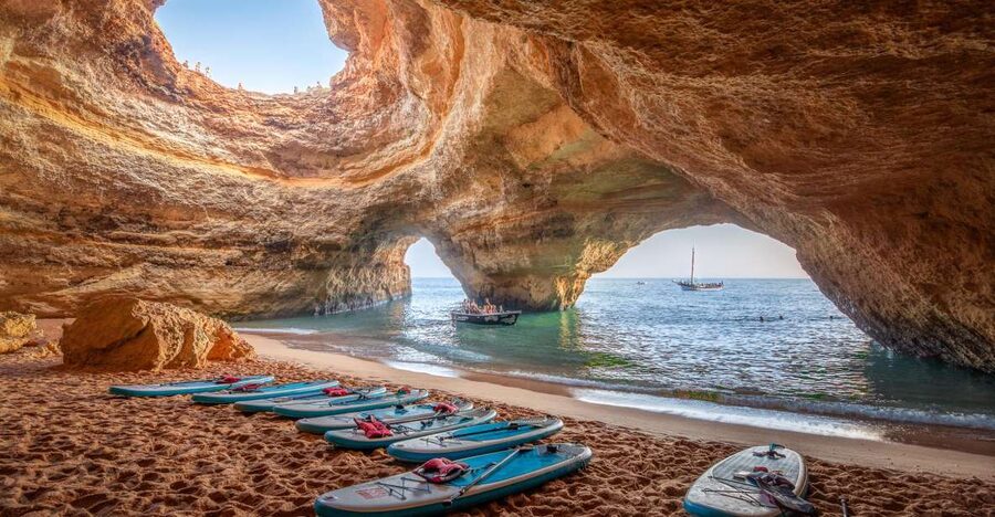 Algarve: Benagil Caves SUP Tour since 2016 - GoPro photos and the practical value of the price