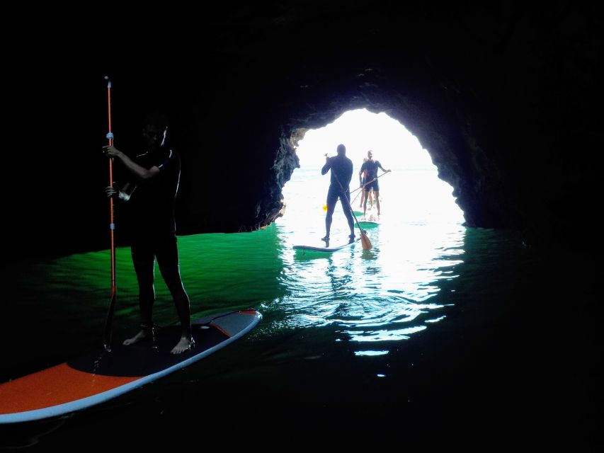 Algarve: Stand Up Paddle Tour w/ Snorkeling to Ingrina Caves - Paddling beside the southwest Algarve