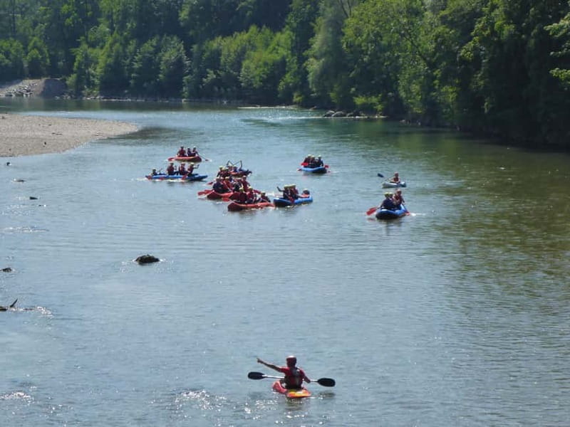 Allgäu canoe tour - Taking control on the Iller near Oberstdorf