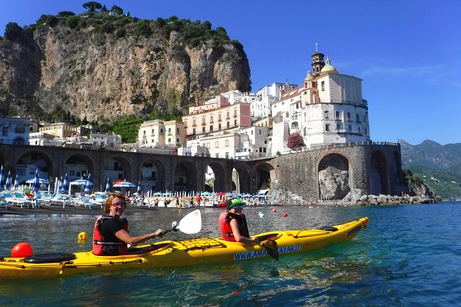 Amalfi Coast Kayak Tour: Explore Caves, Arches & Hidden Beaches - The Beach Stop, Swimming, and Snorkeling