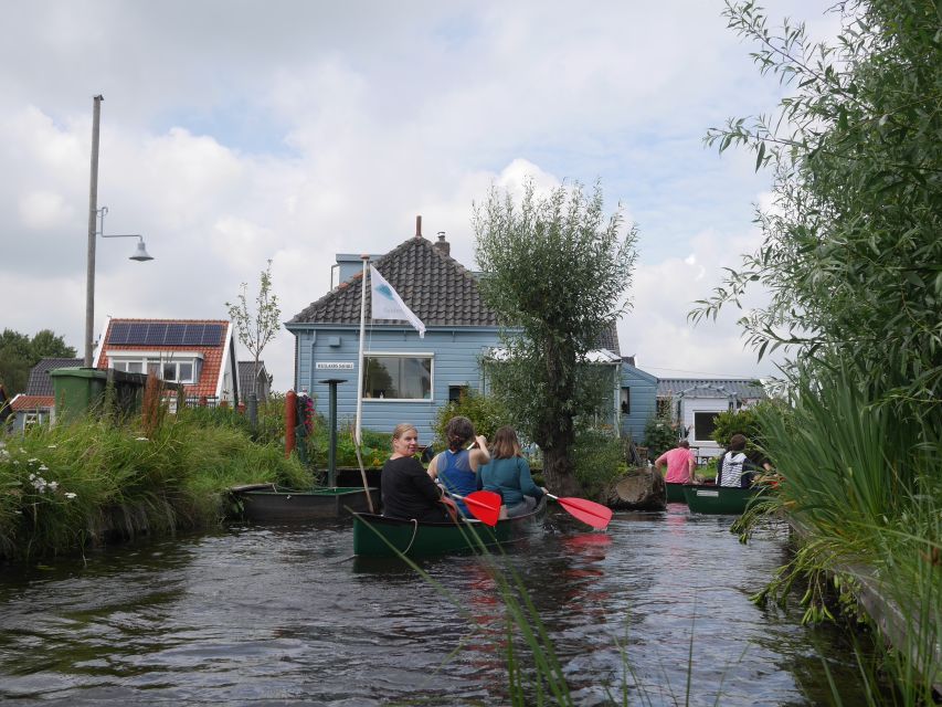 Amsterdam: 2-Hour Guided Canoe Trip - Two hours through canals, village, and meadows