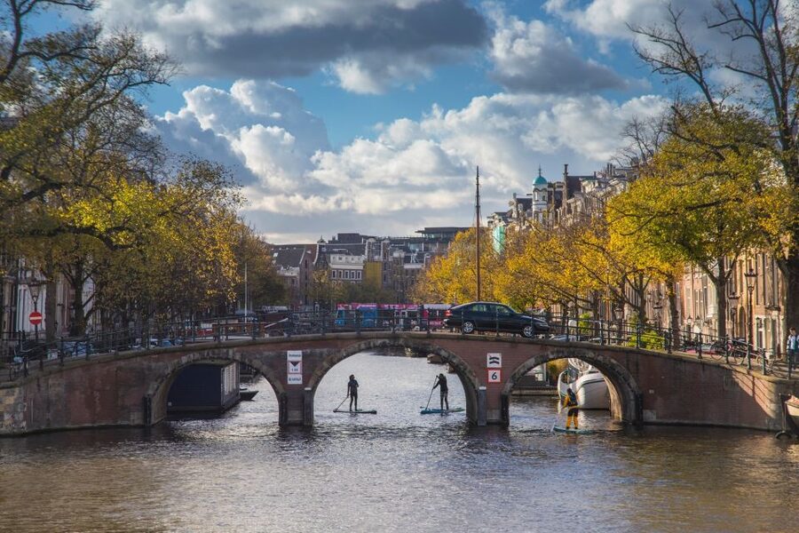 Amsterdam: 2-Hour Stand Up Paddle Board Tour - The Nautical Museum and the replica ship