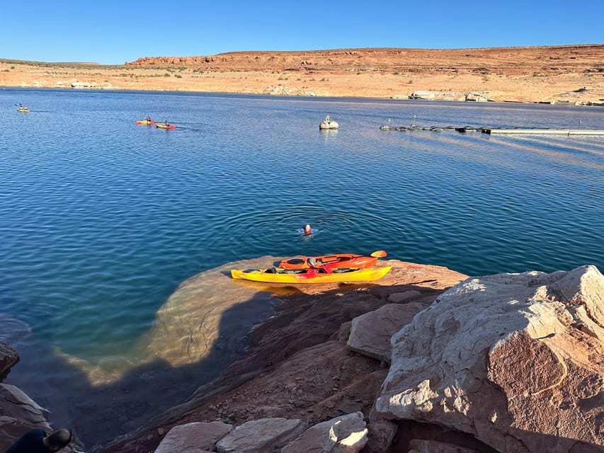 Antelope Canyon: Guided Kayaking & Swimming Tour - Swimming breaks give the tour a welcome pause
