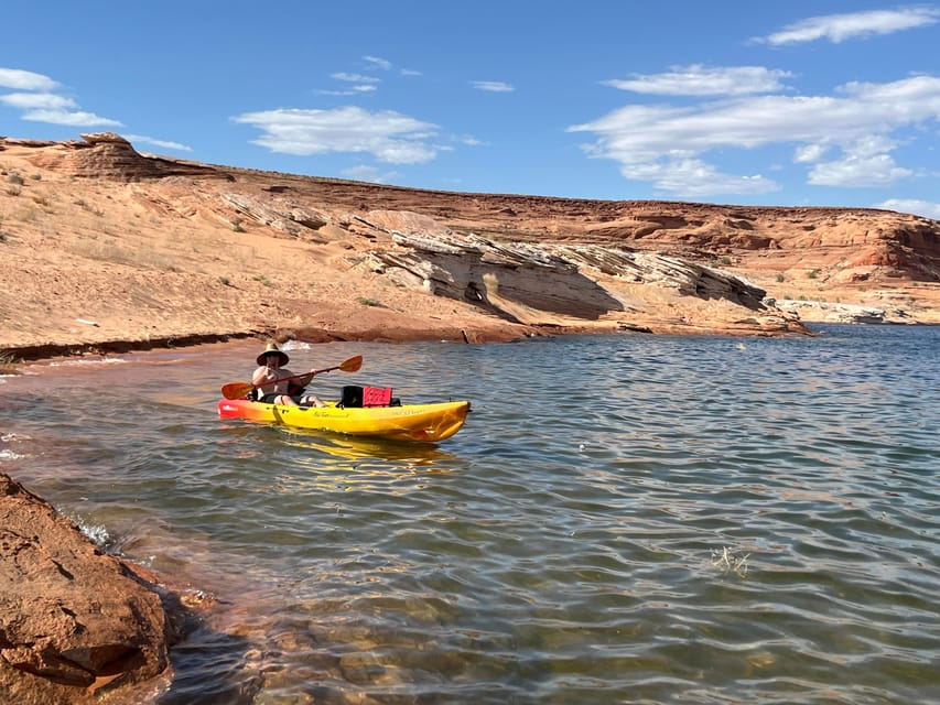 Antelope Canyon: Guided Kayaking & Swimming Tour - Entering Antelope Canyon by kayak