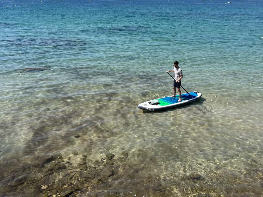 Antibes : 2-seat Paddle board Rental with photos & videos - Starting at La Gallice Beach in Juan-les-Pins