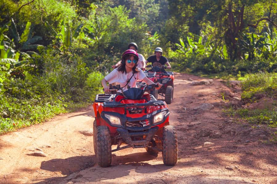 Ao Nang: Crystal Pool Kayaking, ATV, and Pineapple Farm Tour - A half-day built around two very different moods