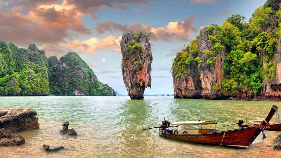 Ao Nang: James Bond & Hong Islands w/Canoeing by Speed Boat - A speedboat route through Phang Nga Bay
