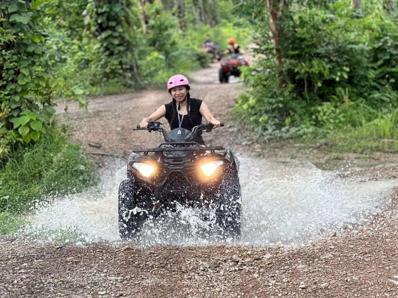 Ao Nang: Krabi kayaking and and ATV Extreme - Fruit and water at the pier