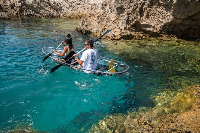 Arrábida: Guided Transparent Kayaking Tour - Galapinhos Beach and the 40-minute water break