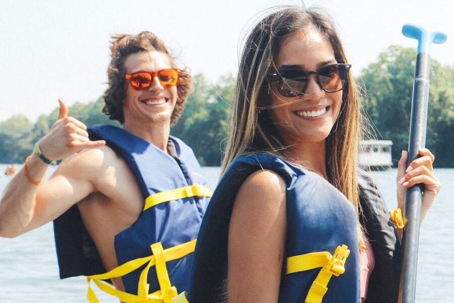 Austin: Lady Bird Lake Stand-Up Paddleboard Rental - Lady Bird Lake and the Austin skyline