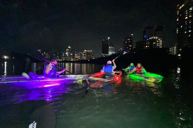 Austin Texas Night Clear Kayaking Glow Tour - What the clear kayak can and cannot do