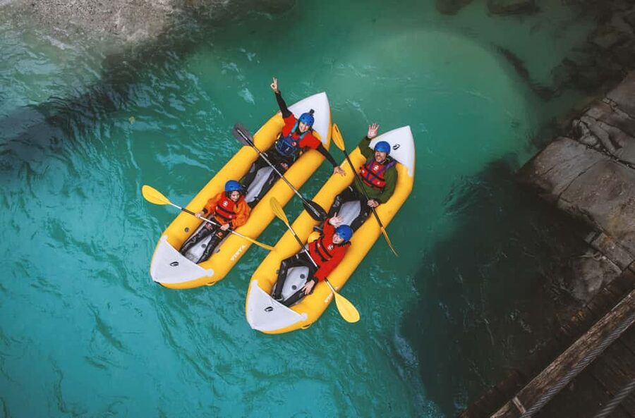 Austria, Salza river "Double Ducky" kayak adventure - Choosing between a single and double ducky