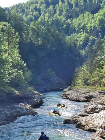 Austria, Salza river “Double Ducky” kayak adventure