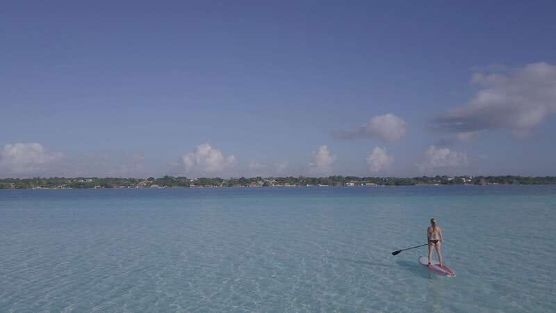 Bacalar Sunrise Stand Up Paddleboard: A Unique Experience - El Canal de los Piratas and the second pause