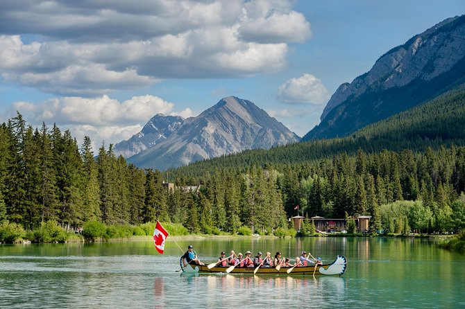 Banff National Park Big Canoe Tour - What the 12-seat canoe feels like