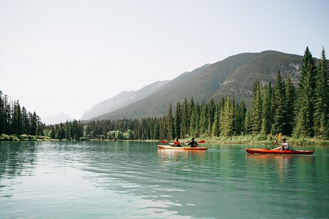 Banff National Park- Double Kayak Experience - A Different View of Banff from the Bow River