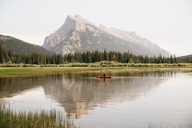 Banff National Park- Double Kayak Experience - Vermilion Lakes and Their Mountain Reflections