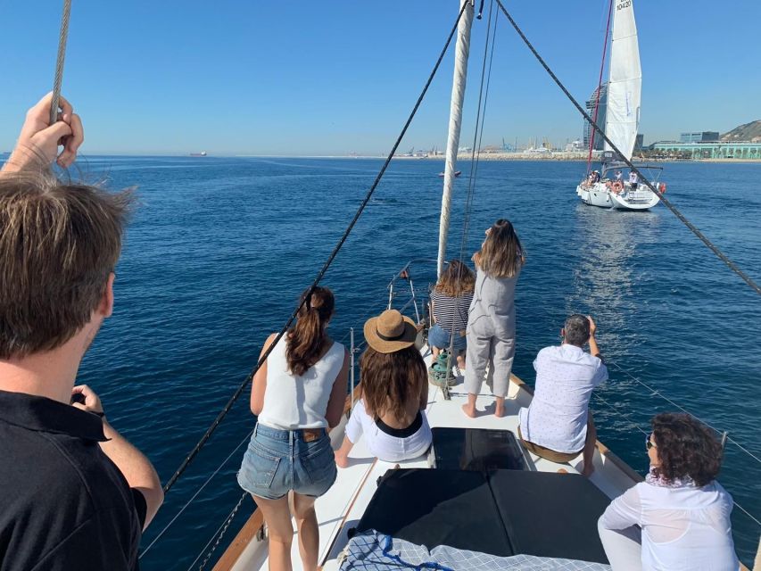 Barcelona: 2-Hour Sailboat Tour with Paddle Boarding - Leaving Port Olímpic for a clear view of Barcelona