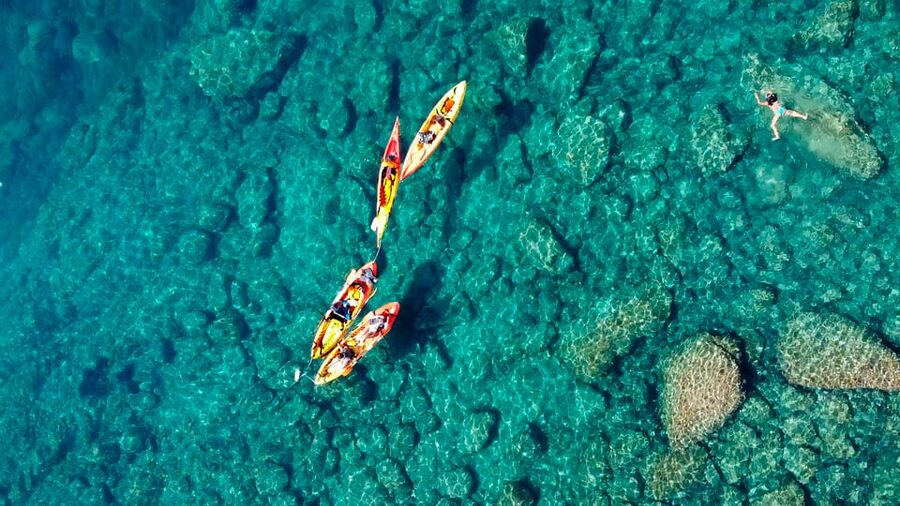 Barcelona: Costa Brava Kayak, Snorkel & Cliff Jump & Lunch - Paddling past coves, cliffs, and caves