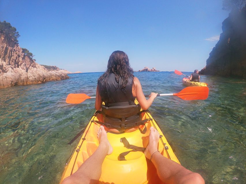 Barcelona: Costa Brava Kayaking & Snorkeling Tour with Lunch - Kayaking past coves and cliffs