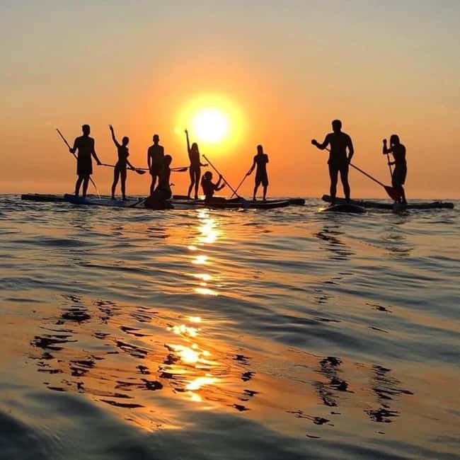 Barcelona: Sunrise or Sunset Paddle Surf with Photos - What happens before you reach the water